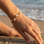 Pulseira Pérolas Brilho Oceano