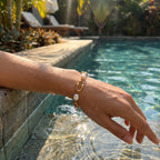 Pulseira de pérolas Purelle